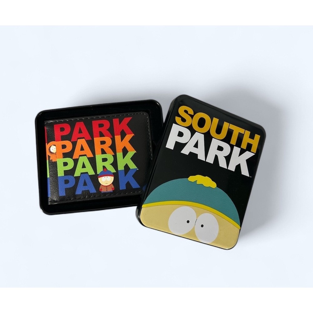 Comedy‎ Central South Park Spellout Leather Bi-Fold Wallet Official Buckle Down